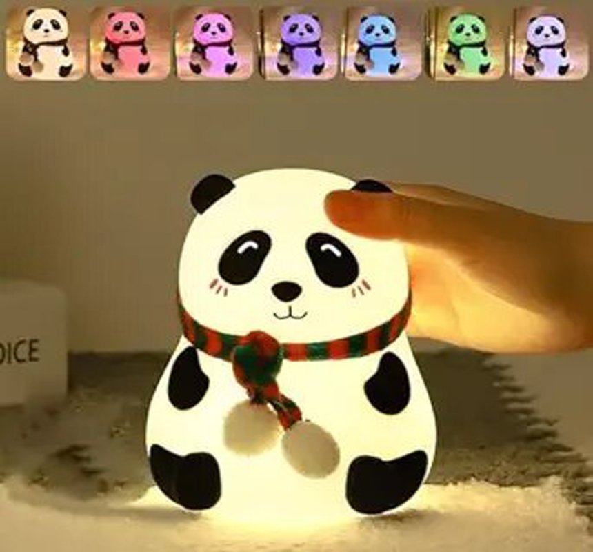 Silicone Panda Night Light for Kids