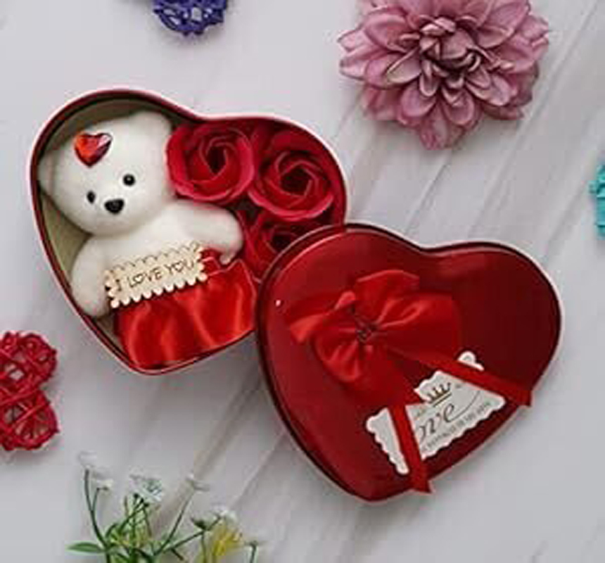 Heart Shaped Valentines Day Gift Box 