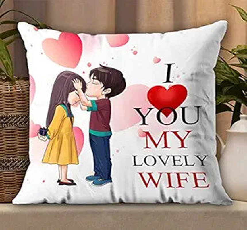 Wife Quoted Cushion Cover