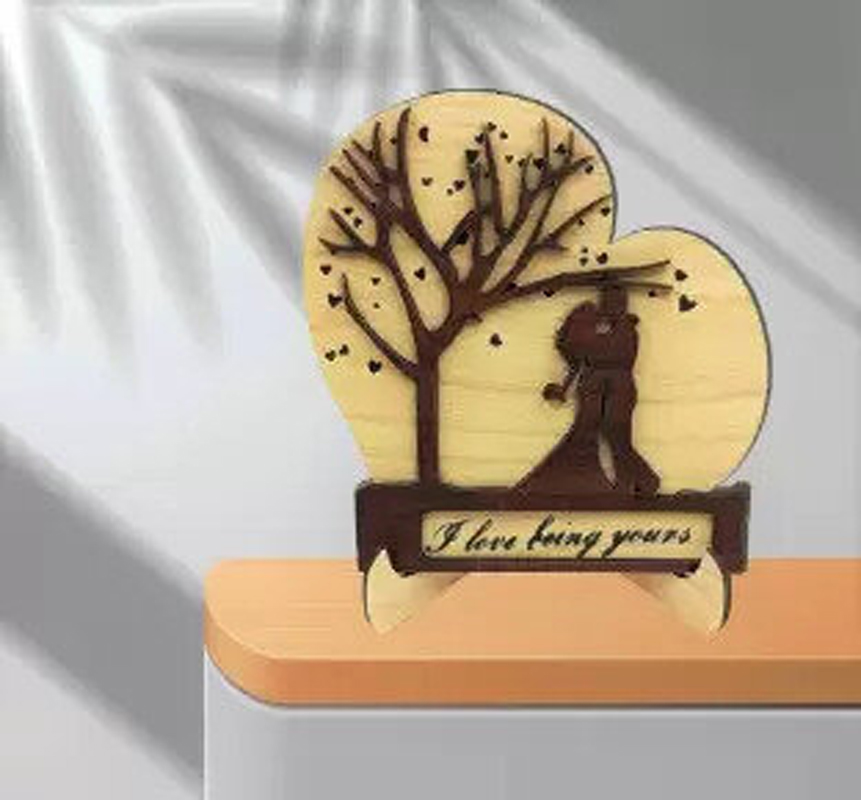 Heart shaped showpiece Gift Set