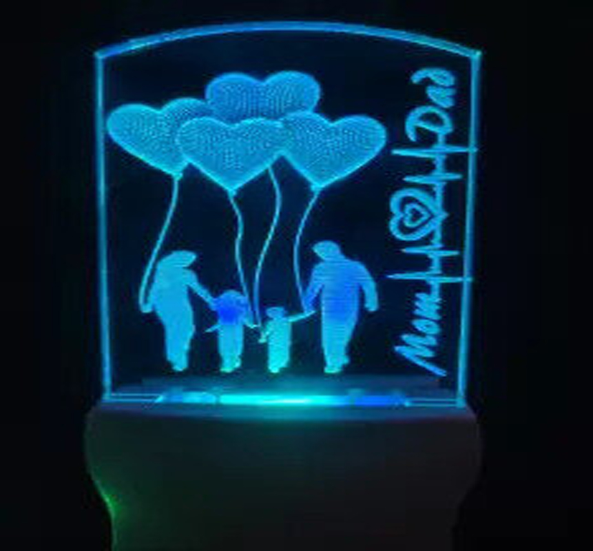 3D illusion light night