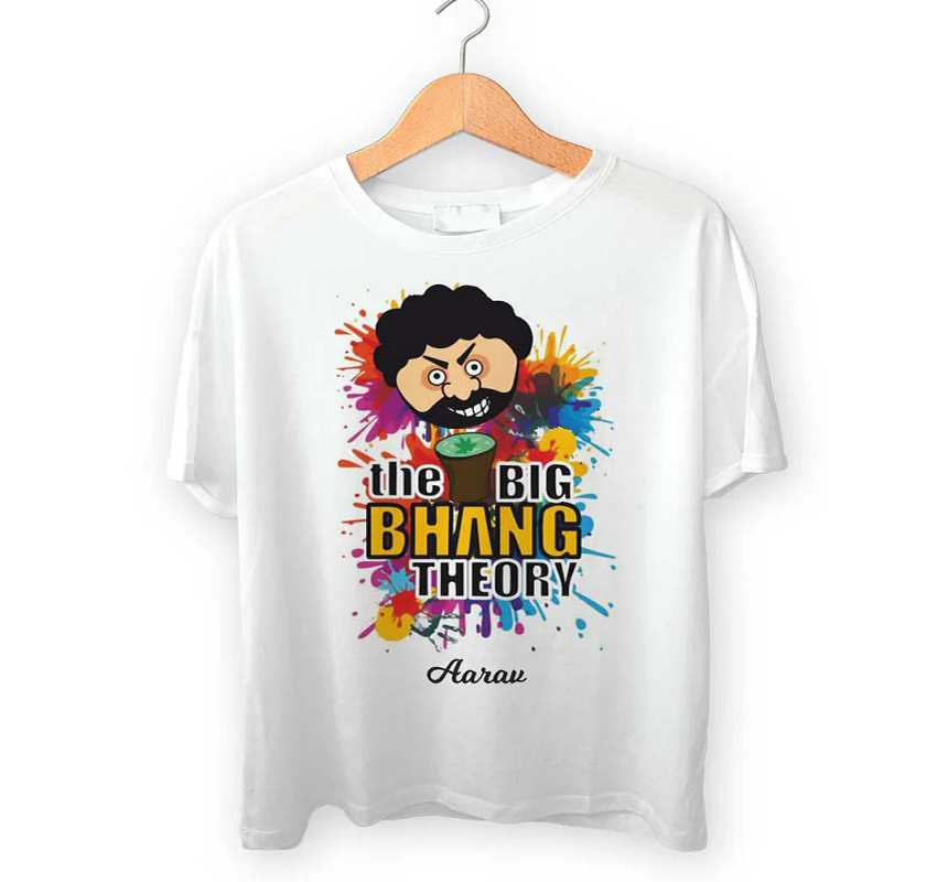 Trendy Holi t shirt cotton