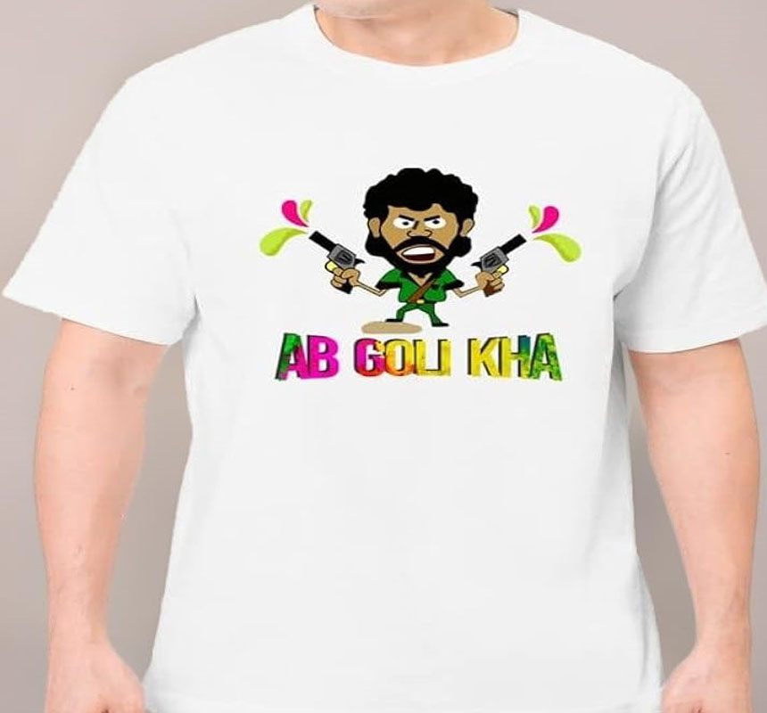 Holi t-shirt multicolor Styles cotton t shirt 