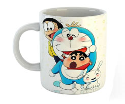 ShinChan and Doraemon  Coffee Mug