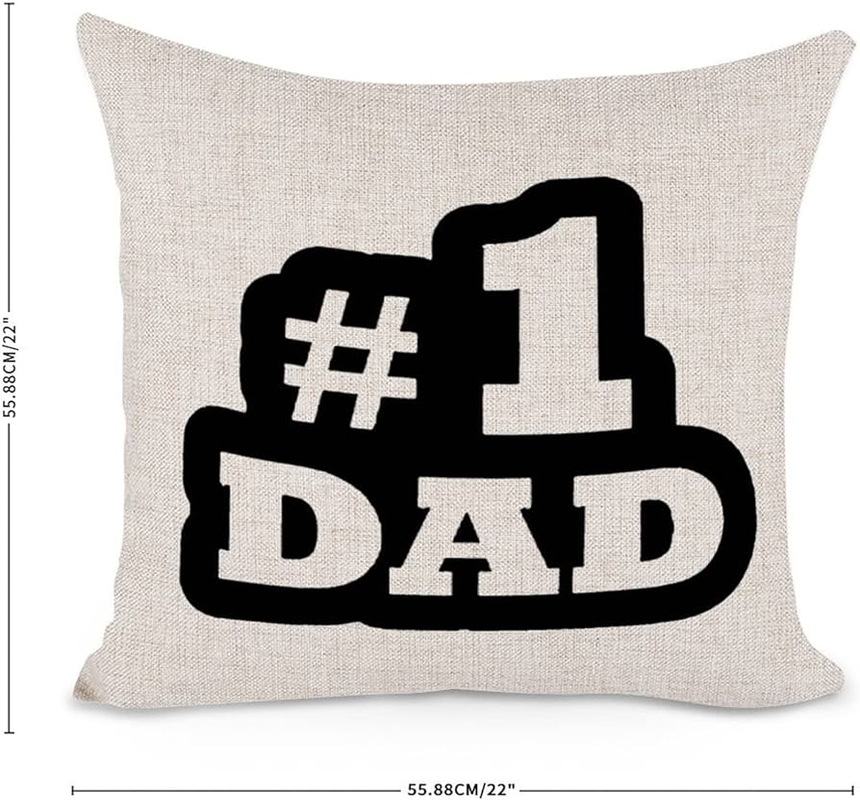  Customized Text Dad Love Pillow Cover