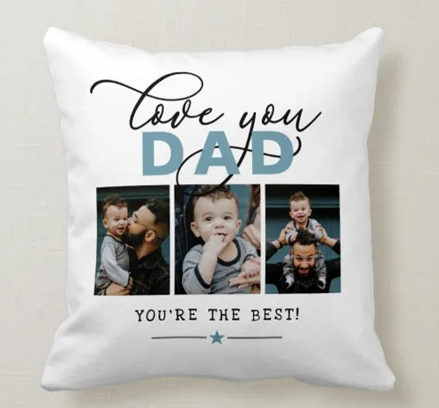  Personalized Pillow Cover Love u Dad u  r The Best