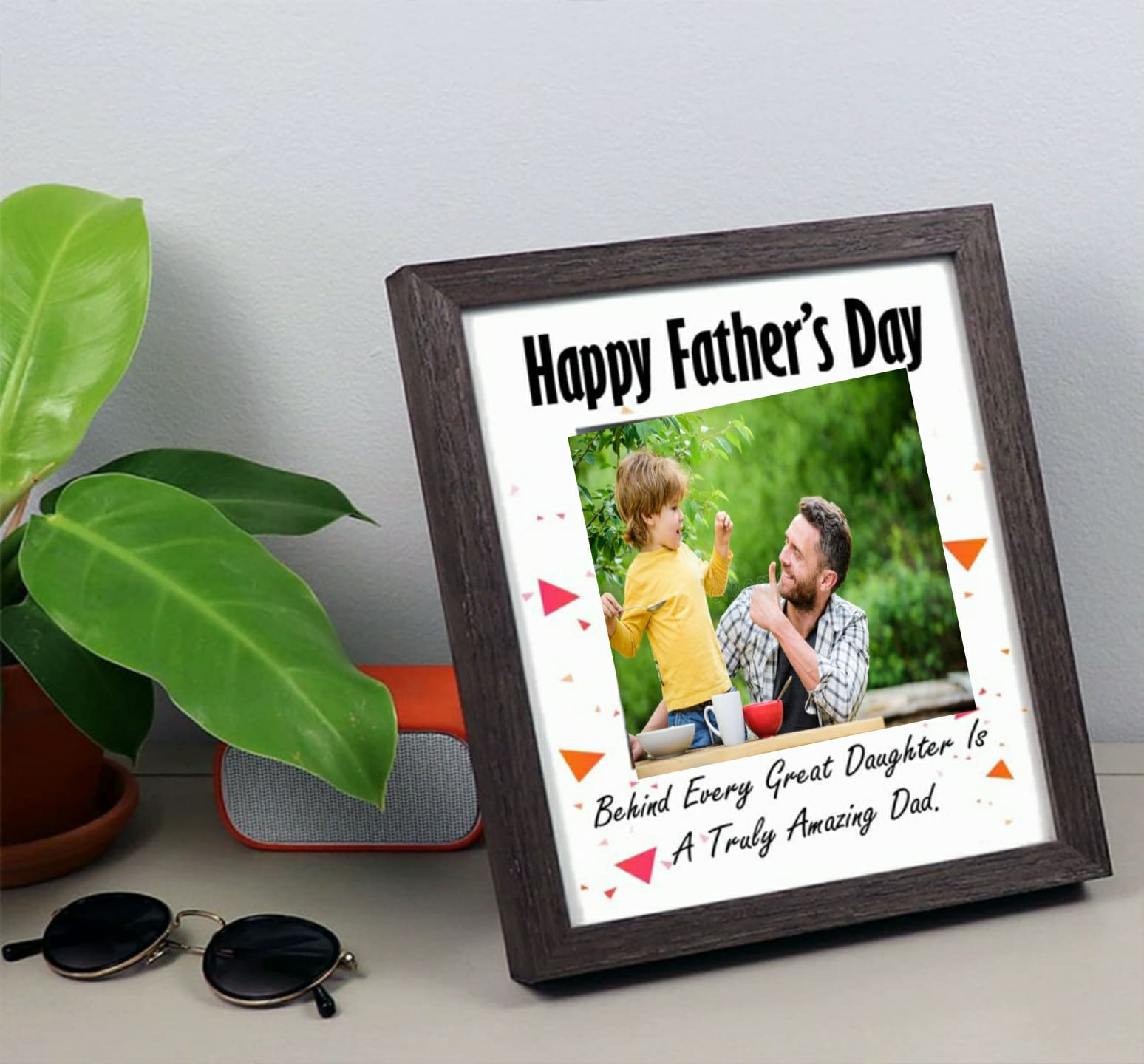 Customized Frame Rectangular Shape Behind Every Great 