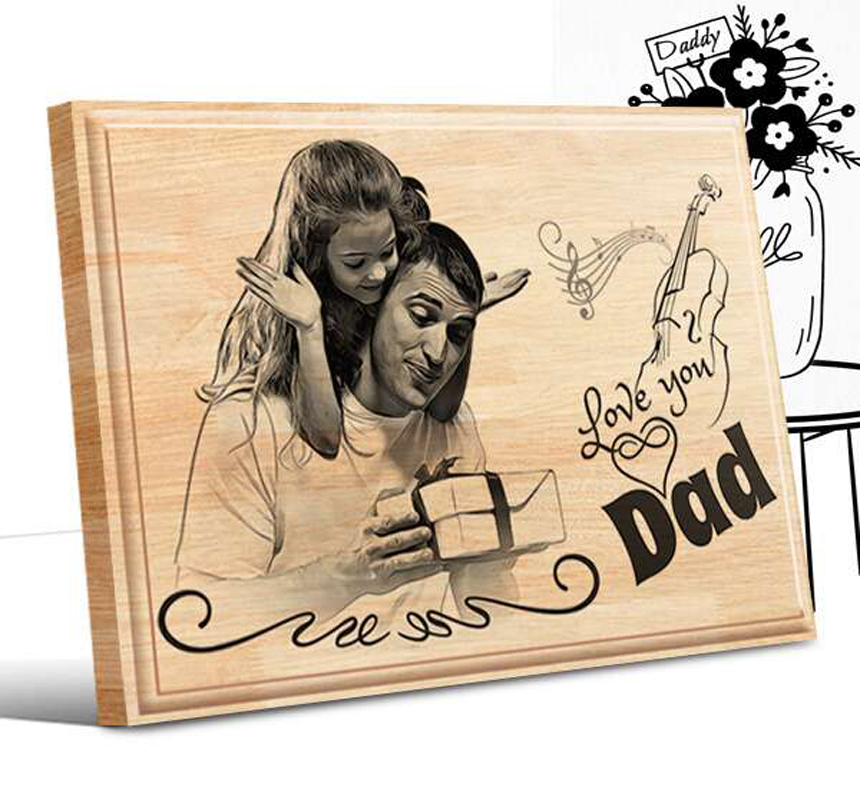 Customized Frame My Dad Is My Hero