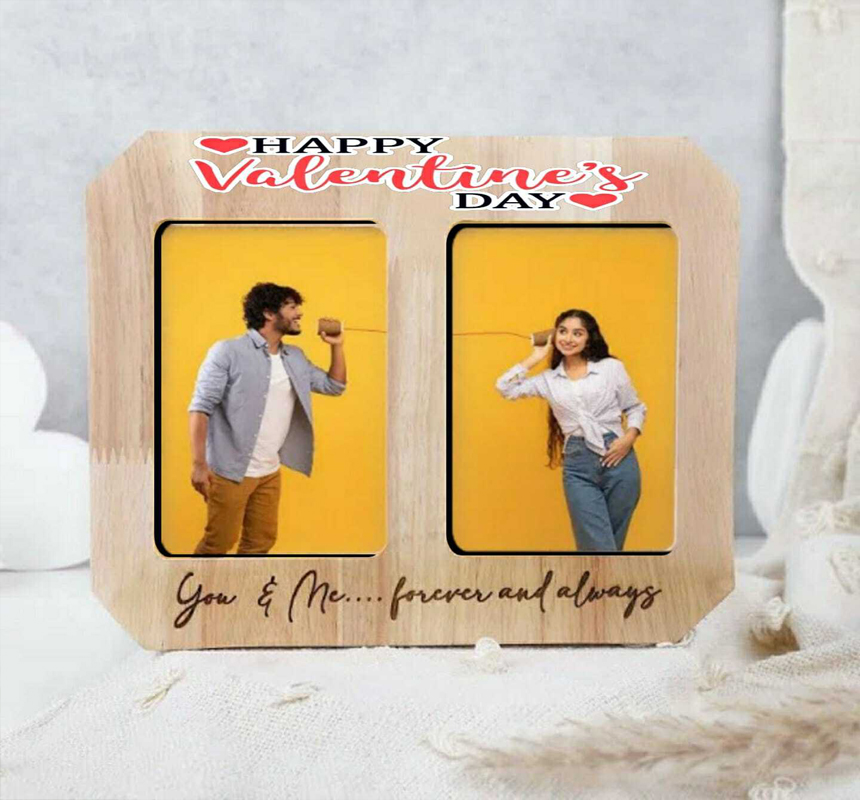 Personalised engraved photo frame