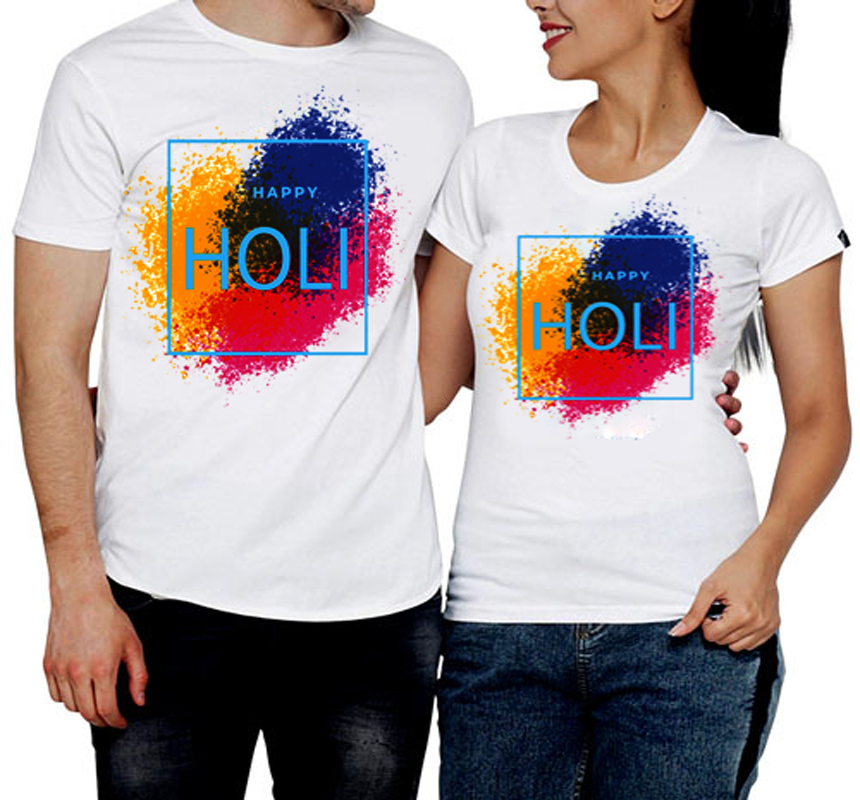 Combo Holi Round Neck T-Shirt