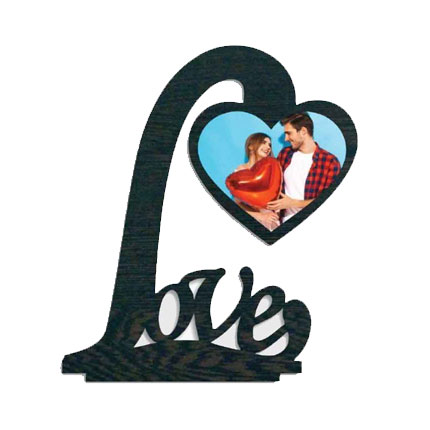 Wooden Love Photo Frame