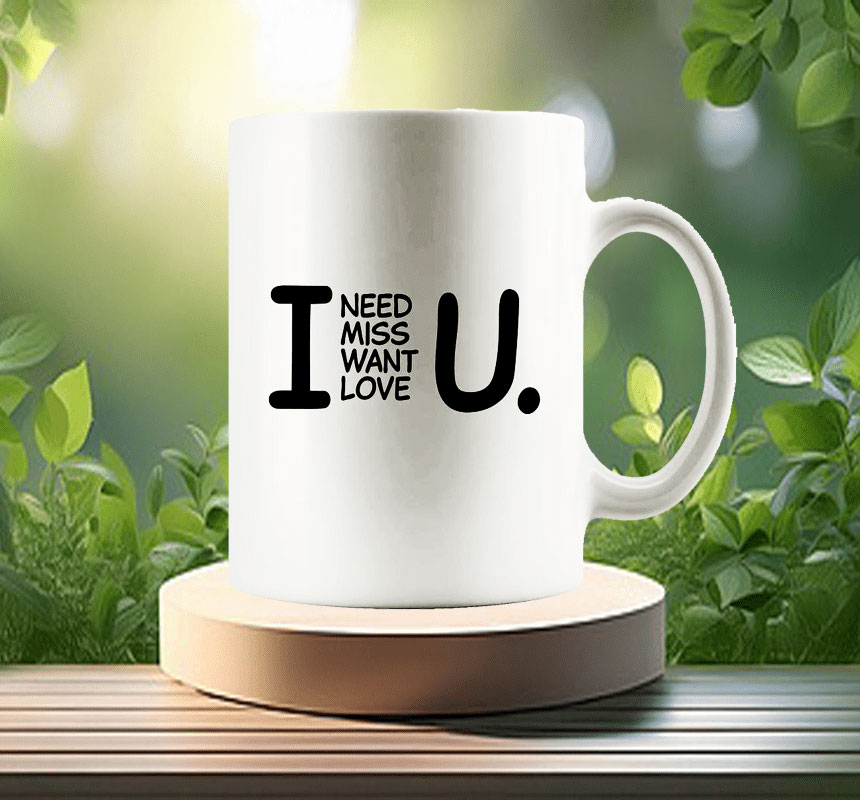 I Need You Coffee Mug