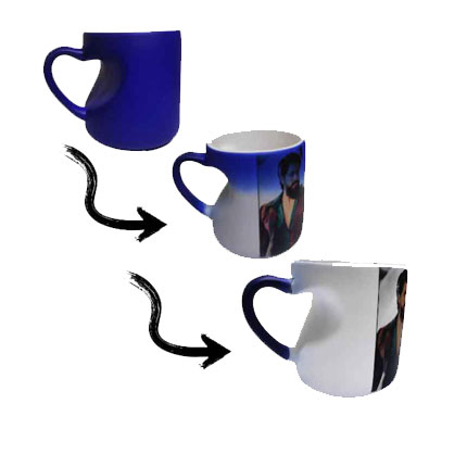 Heart Cut Magic Mug