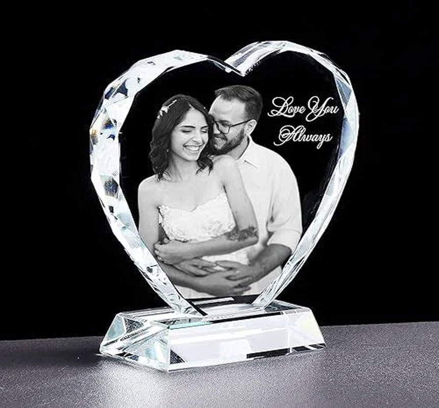 Custom Personalized 2D Laser Engraving Etched Photo