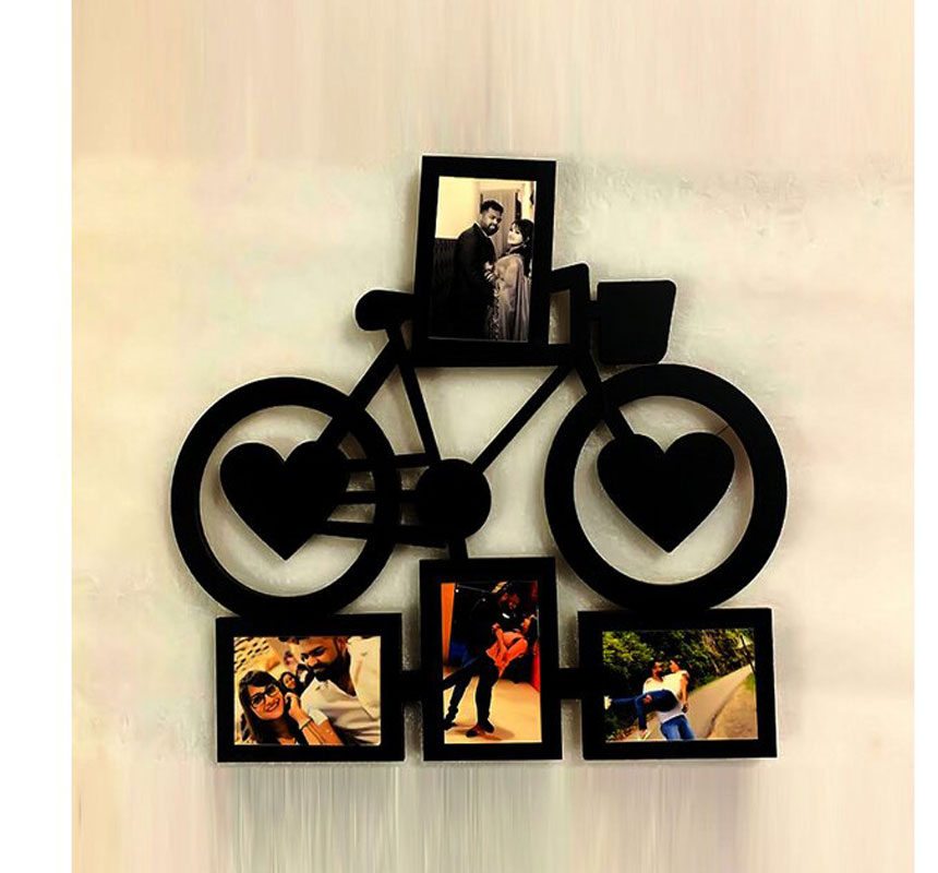 MDF Hanging Bicycle Frame with Love